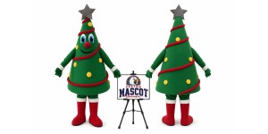 Funny Christmas Tree Mascot Costume for Christmas Events Funny Christmas Tree Mascot Costume for Christmas Events