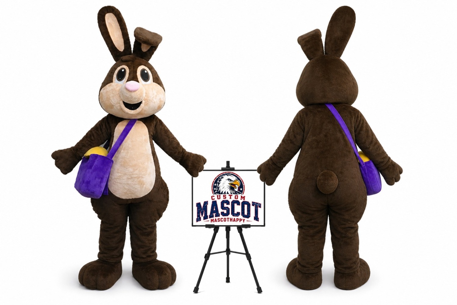 Funny Easter Bunny Rabbit Mascot Costume for Easter Events Funny Easter Bunny Rabbit Mascot Costume for Easter Events