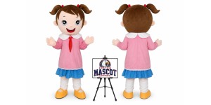 Funny Girl Mascot Costume Funny Girl Mascot Costume