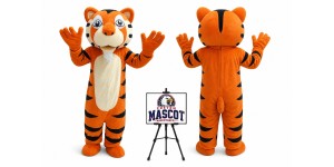 Funny Tiger Adult Animal Mascot Costume Funny Tiger Adult Animal Mascot Costume