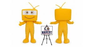Funny Tv Mascot Costume Funny Tv Mascot Costume