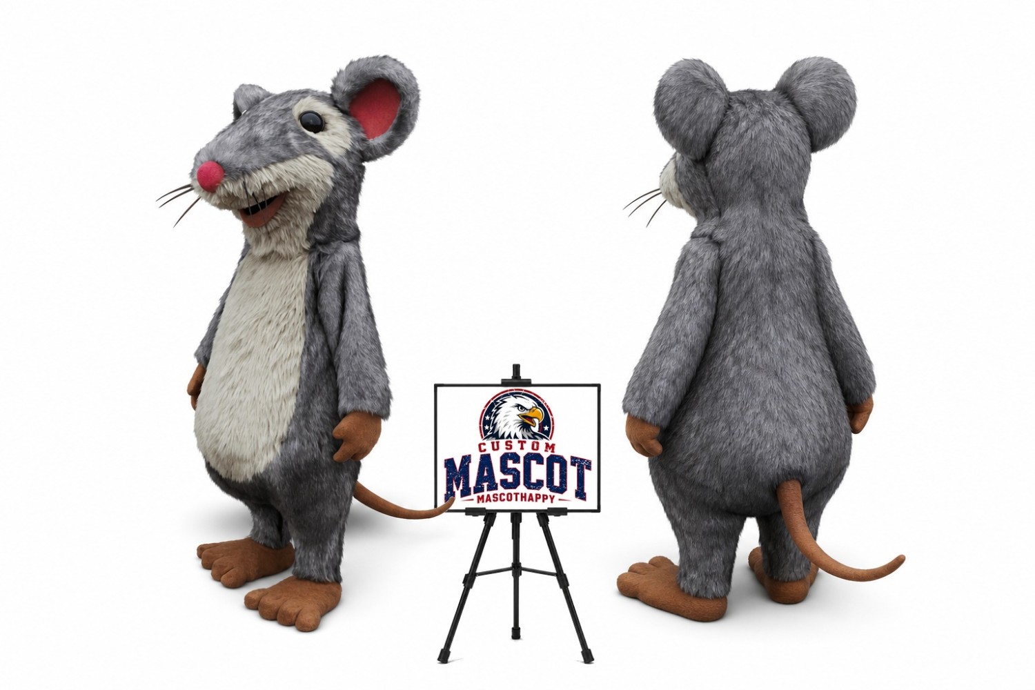 Fur Mouse Rat Mascot Costume Fur Mouse Rat Mascot Costume
