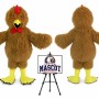Furry Rooster Costume Adult Rooster Mascot Costume