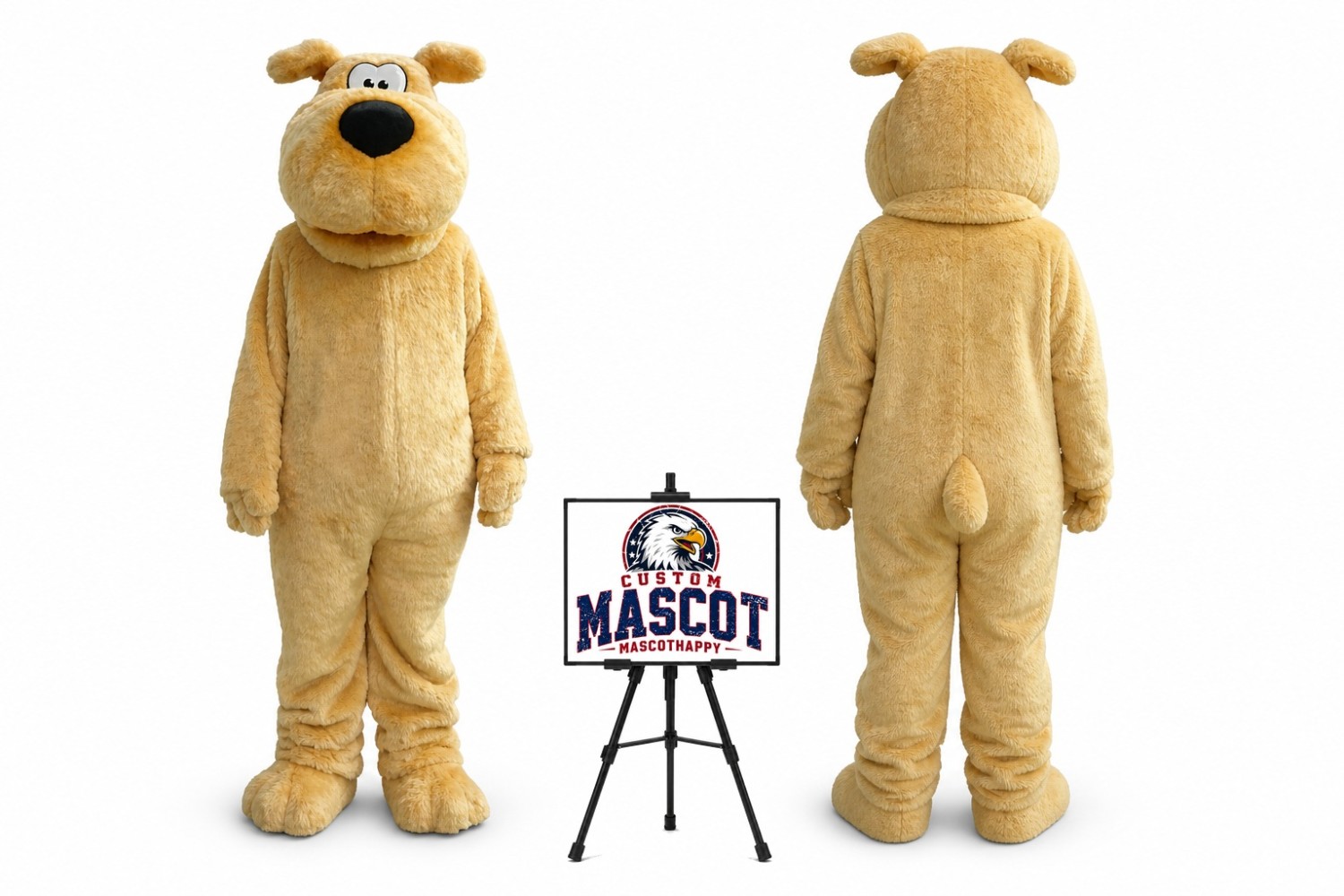 Furry Dog Mascot Costume Furry Dog Mascot Costume