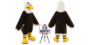 Furry Eagle Mascot Costume Furry Eagle Mascot Costume