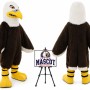 Furry Eagle Mascot Costume