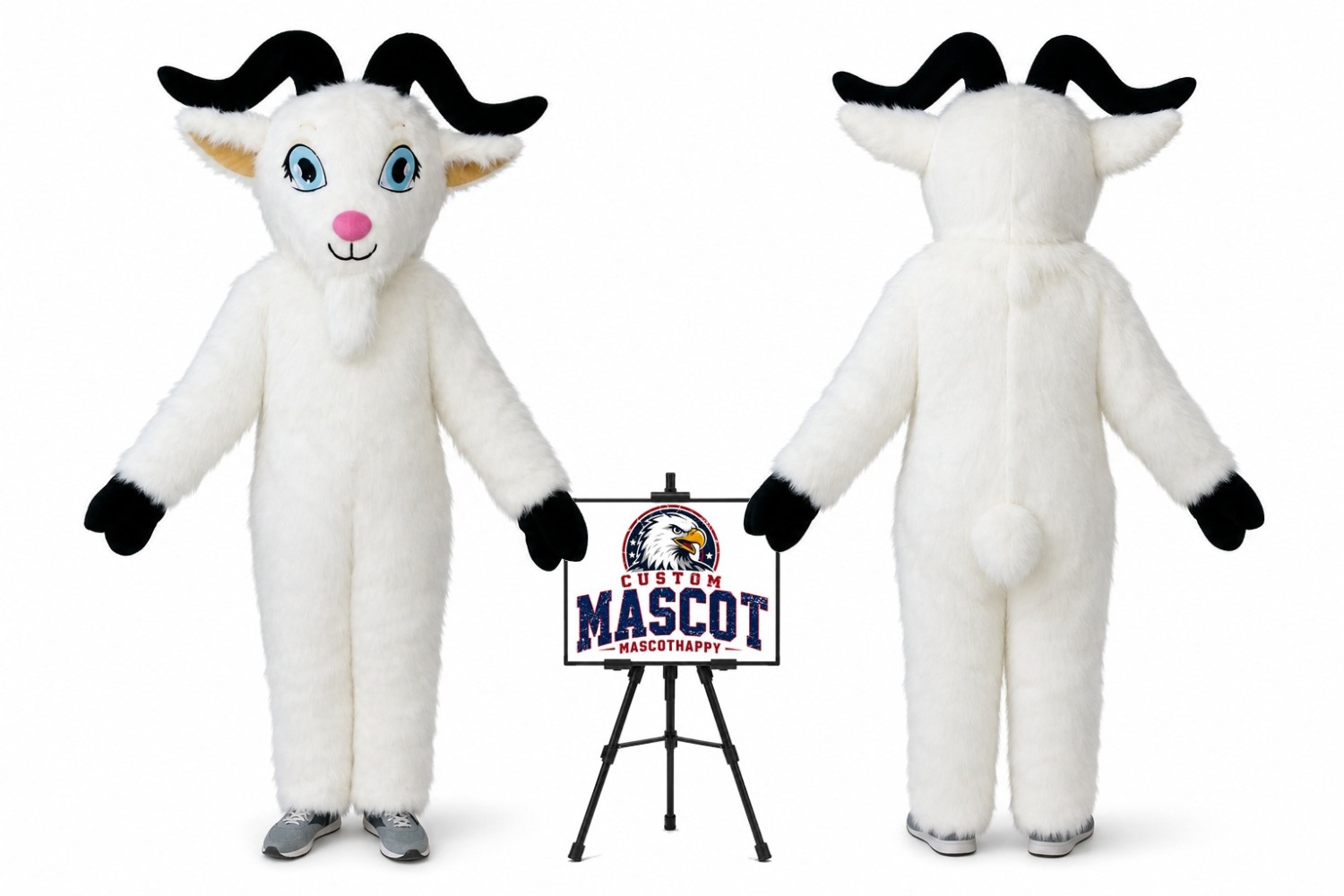 Furry Goat Mascot Costume Furry Goat Mascot Costume
