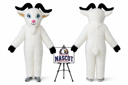 Furry Goat Mascot Costume