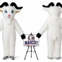 Furry Goat Mascot Costume
