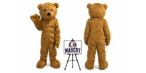 Furry Little Bear Mascot Costume Furry Little Bear Mascot Costume