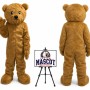 Furry Little Bear Mascot Costume
