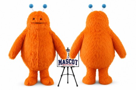 Furry Robot Bear Mascot Costume