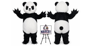 Furry Panda Mascot Costume Furry Panda Mascot Costume