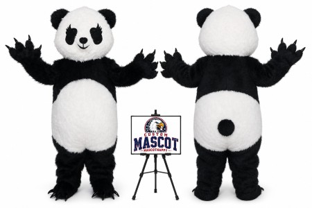 Furry Panda Mascot Costume