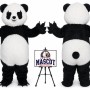 Furry Panda Mascot Costume