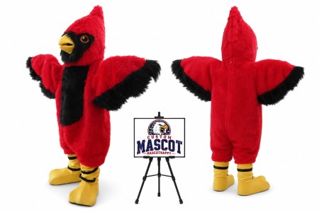 Furry Parrot Mascot Costume