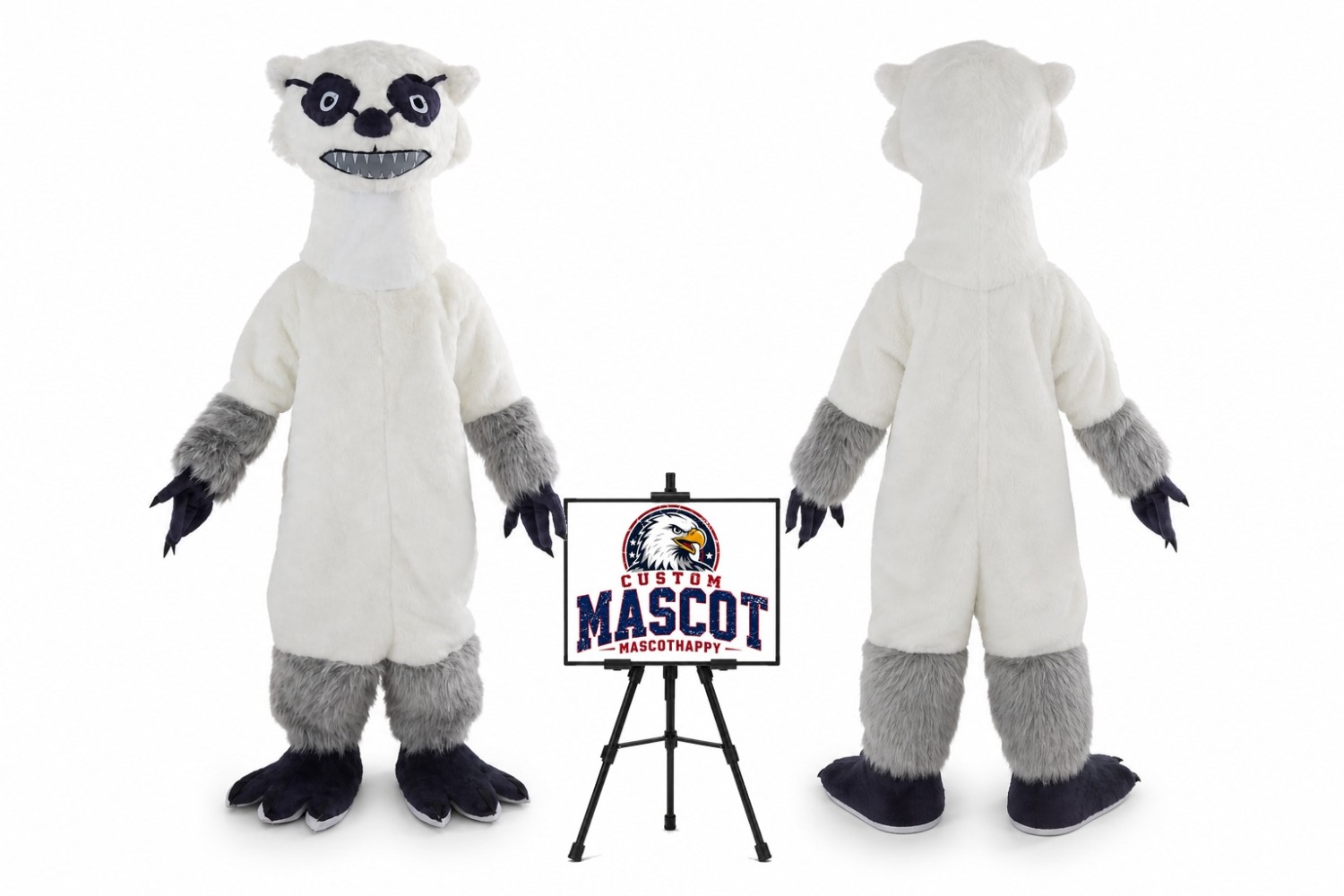Furry Badger Mascot Costume Furry Badger Mascot Costume