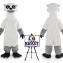 Furry Badger Mascot Costume
