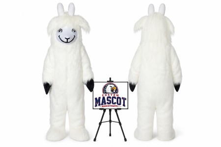 Furry Goat Mascot Costume