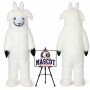 Furry Goat Mascot Costume