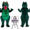 Gator Aligator Crocodile Mascot Costume