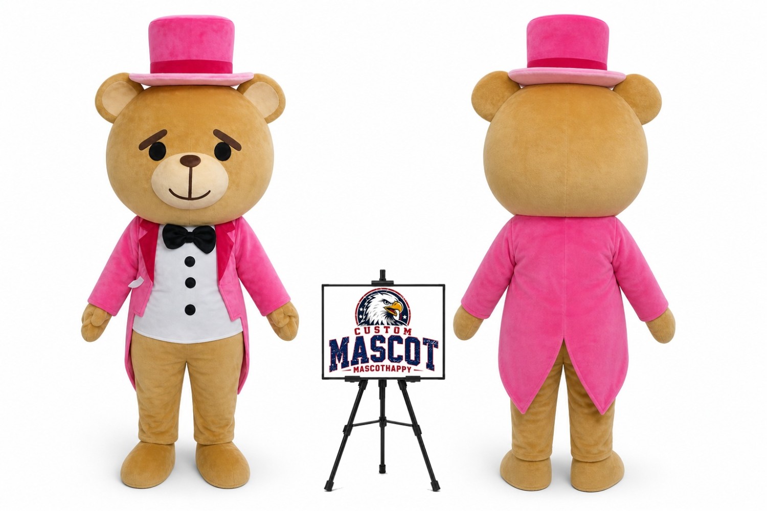 Gentleman Bear Mascot Costume Gentleman Bear Mascot Costume