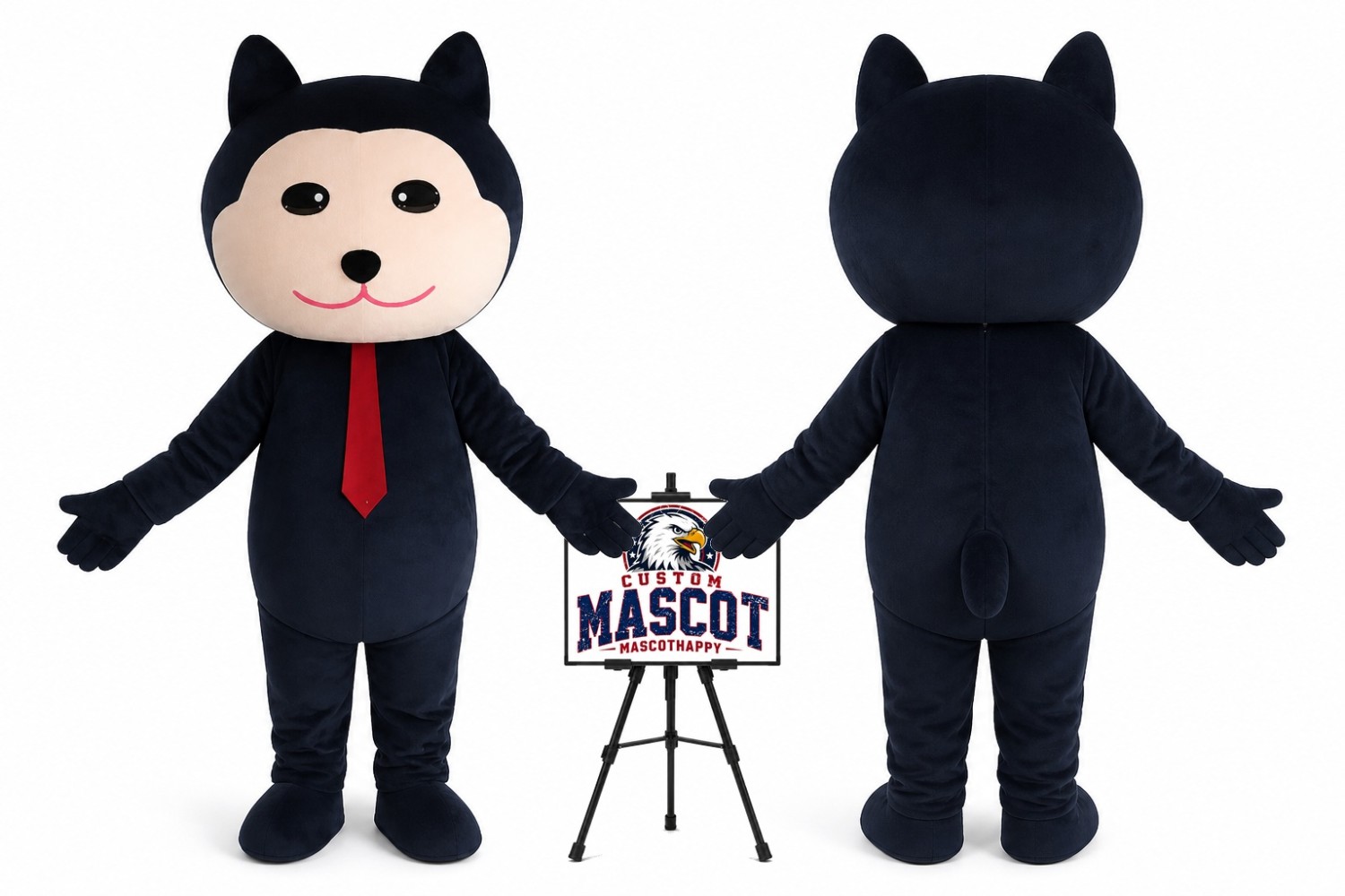Gentleman Cat Mascot Costume Gentleman Cat Mascot Costume