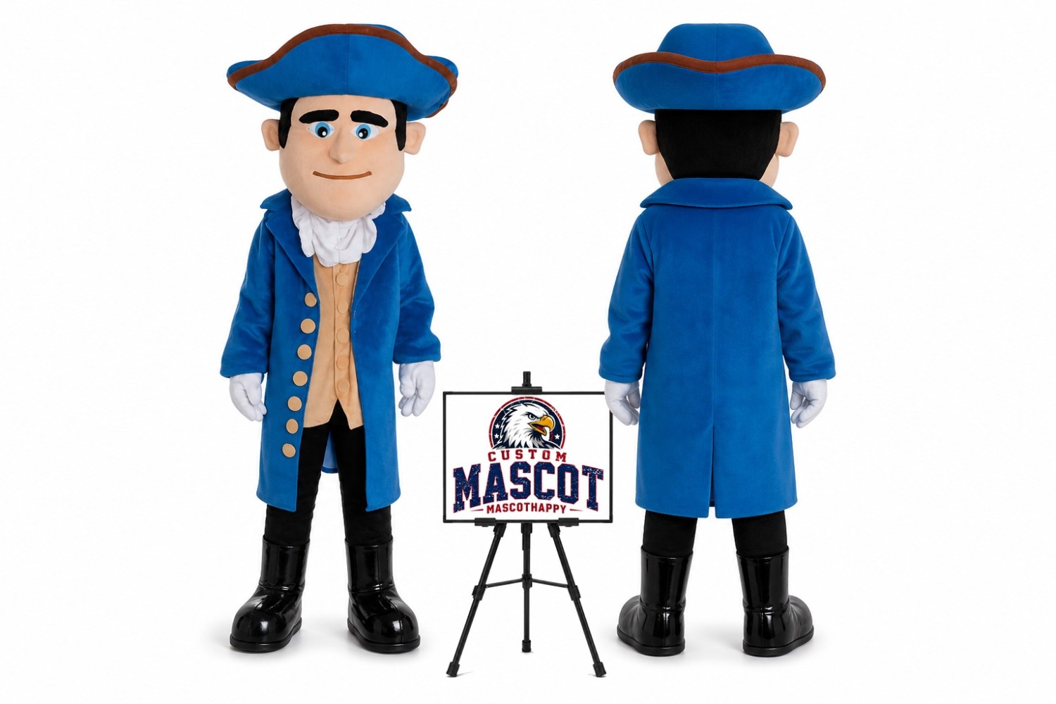 Gentleman Mascot Costume Gentleman Mascot Costume