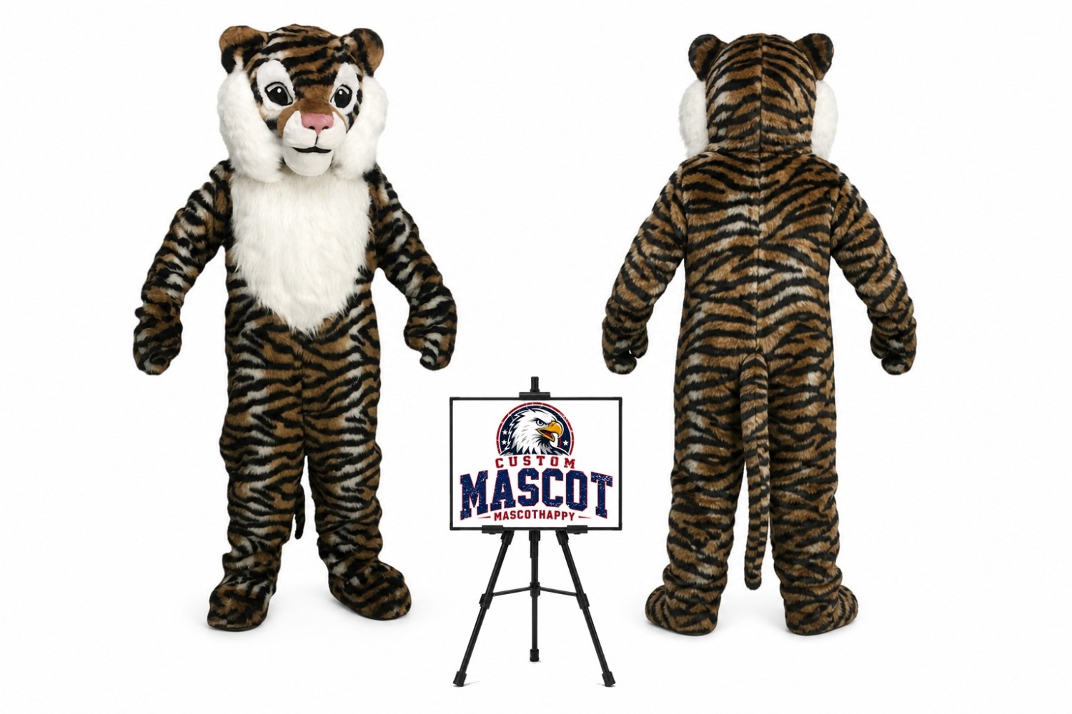 George Tiger Mascot Costume George Tiger Mascot Costume