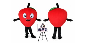 Giant Apple Mascot Costume for Food Events Giant Apple Mascot Costume for Food Events