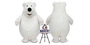Giant Big Fat Polar Bear Mascot Costume Giant Big Fat Polar Bear Mascot Costume