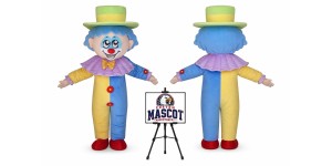 Giant Clown Mascot Costume for Parties Giant Clown Mascot Costume for Parties