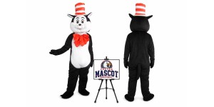 Giant Cat In The Hat Mascot Costume Giant Cat In The Hat Mascot Costume