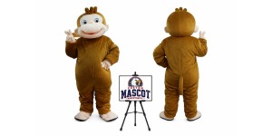 Giant Curious George Monkey Mascot Costume Giant Curious George Monkey Mascot Costume
