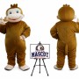 Giant Curious George Monkey Mascot Costume