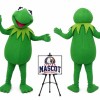 Giant Kermit the Frog Mascot Costume