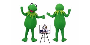 Giant Kermit the Frog Mascot Costume Giant Kermit the Frog Mascot Costume