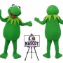 Giant Kermit the Frog Mascot Costume