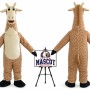 Giraffe Mascot Costume
