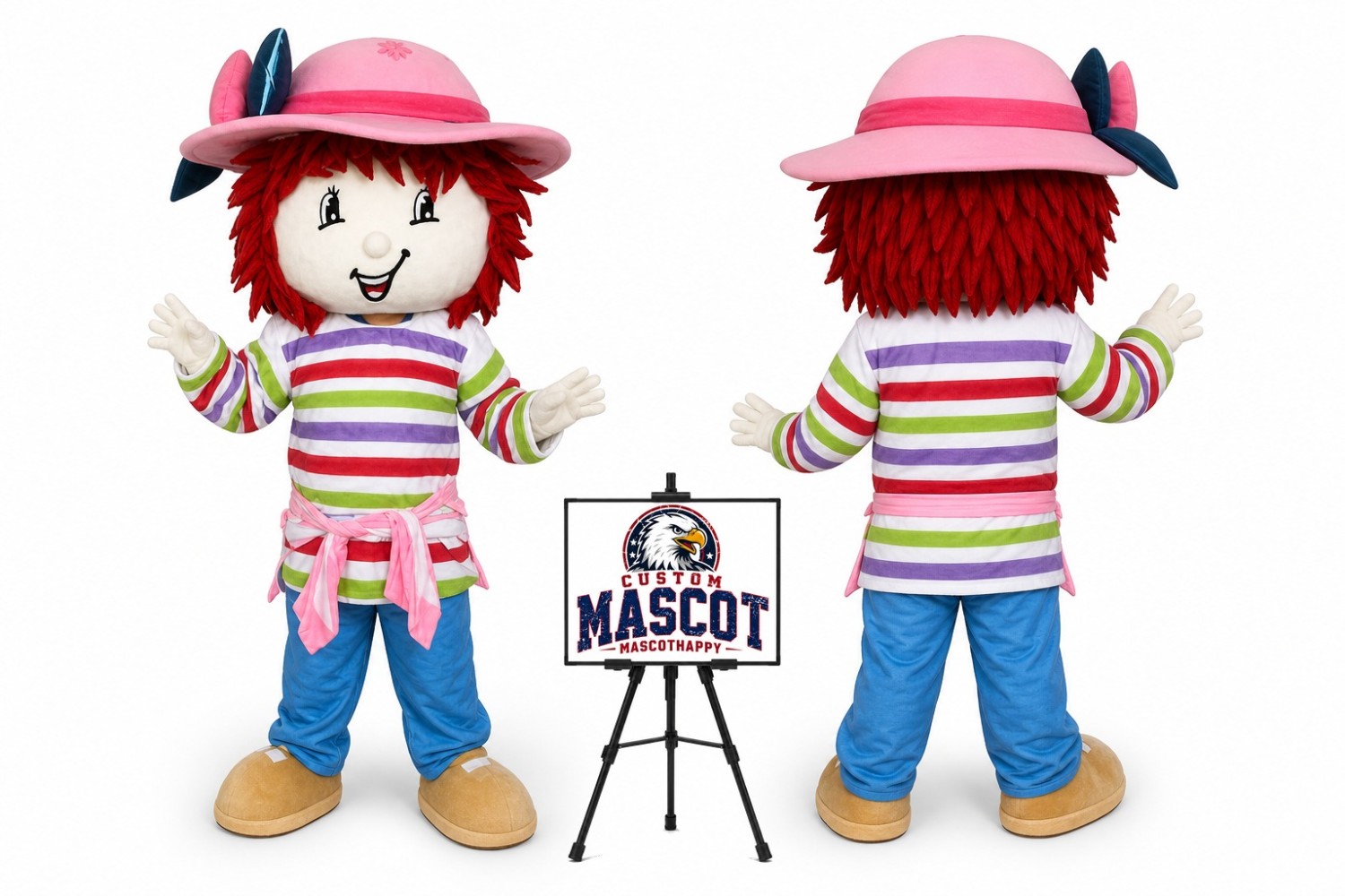 Girl Mascot Costume Girl Mascot Costume