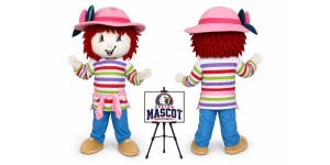 Girl Mascot Costume Girl Mascot Costume