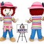 Girl Mascot Costume