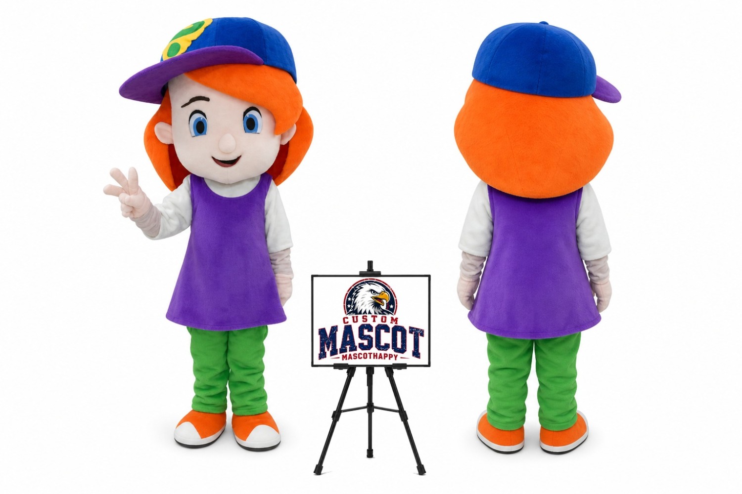 Girl Mascot Costume Girl Mascot Costume