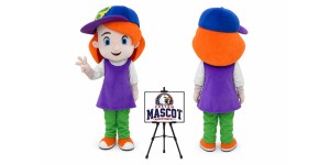 Girl Mascot Costume Girl Mascot Costume