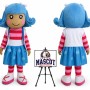 Girl With A Curly Hair Mascot Costume