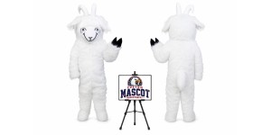 Goat Sheep Long Hair Mascot Costume Goat Sheep Long Hair Mascot Costume