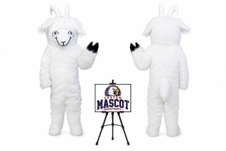 Goat Sheep Long Hair Mascot Costume