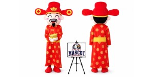 God Of Fortune Mascot Costume God Of Fortune Mascot Costume