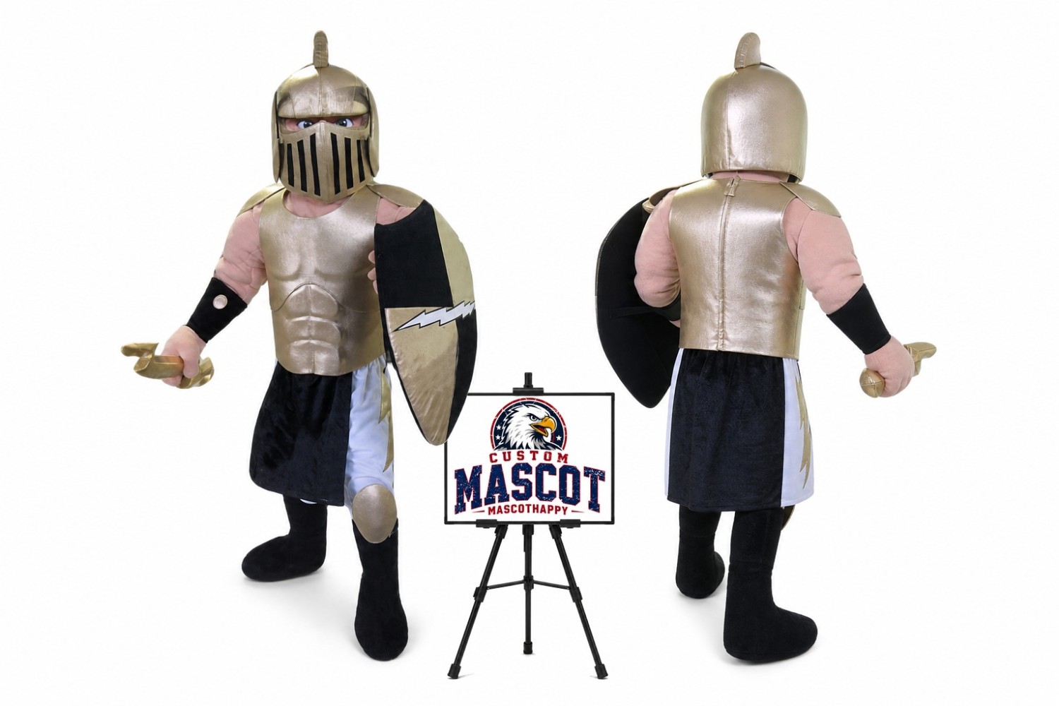 Spartan Titan Trojan Mascot Costume Spartan Titan Trojan Mascot Costume