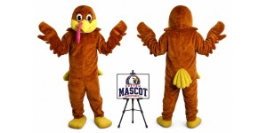 Goose Turkeys Mascot Costume Goose Turkeys Mascot Costume